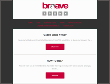 Tablet Screenshot of braave.org